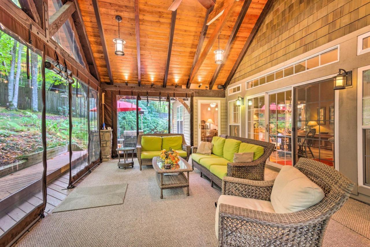 Stunning Beech Mountain Cabin With Porch And Hearth Exterior foto